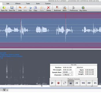 NCH WavePad Audio Editor 17.57 for mac download